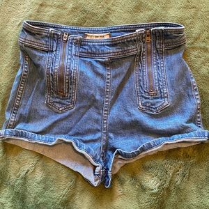 Free people W28 denim shorts